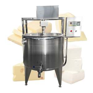 2024 200l <span class=keywords><strong>Halloumi</strong></span> Dairy Cheese Vat Mozarella Process Line Máquina para hacer queso de cabra a la venta - Product Image 3
