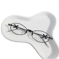 Nouvelle monture de lunettes pleine monture GM Diamant 2025, design GLEA Box, style punk, pour femmes, sans correction, personnalisée et de niche