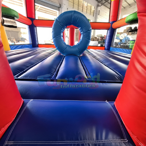Castillo inflable gigante arcoíris de calidad comercial para fiestas al aire libre, brincolín inflable para niños - Product Image 6