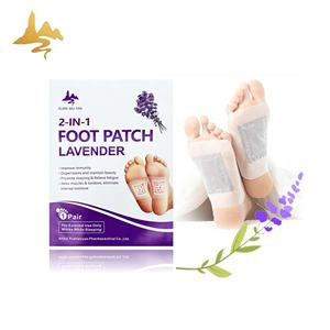 フットパッドオーガニックラベンダーハーブデトックスパッチフットケア医療用品 - Product Image 1