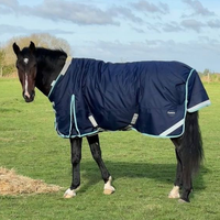Couverture d'écurie imperméable pour chevaux, en coton, rembourrage chaud, hiver, tissu ripstop, vente en gros
