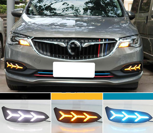 Đèn <span class=keywords><strong>LED</strong></span> Chạy Ban Ngày DRL Đèn Sương Mù Đèn Cản Trước Lái Xe Cho 17-18 Buick <span class=keywords><strong>GL6</strong></span> - Product Image 4