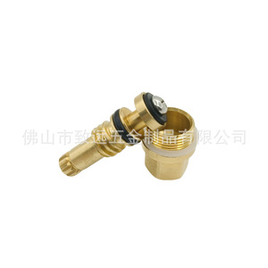 Ensemble de tiges de robinet de remplacement Pk1100 en laiton avec et sans poignée pour robinets de tuyaux Arrow et évacuations de chaudière - Product Image 3