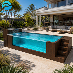 <span class=keywords><strong>Piscine</strong></span> <span class=keywords><strong>Hors</strong></span> Sol Grande ou <span class=keywords><strong>Petite</strong></span> Facile à Installer pour Extérieur, Piscina en WPC pour Famille et Jardin, <span class=keywords><strong>Piscine</strong></span> Conteneur en Fibre de Verre de 40 Pieds - Product Image 5