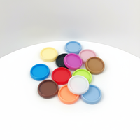 Disques de planification 35 mm colorés en ABS pour reliure de carnet à trous champignons, accessoires de journal DIY, disques rechargeables