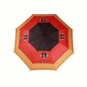 Parapluie de golf promotionnel automatique coupe-vent de haute qualité, grand format, design droit, fonction de suspension, portable, en pongee 190T - Product Image 6