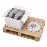 Plaque à bride ronde, disque à bride, kit robotique en aluminium anodisé, sur mesure, emboîtable, fabricant OEM