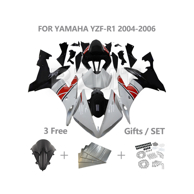 Fairing Kit For Motorcycle YAMAHA YZF-R1 2004-2006 YZF R1 Motorcycle Frame & Body Parts ABS Injection Fairing Parts Y1005-110a