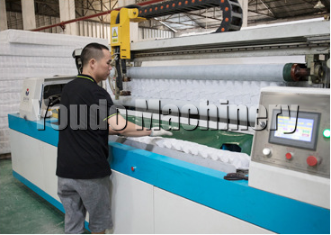 Semi Automatic Pocket Spring Coil Manufacturing Machine Mattress Pocket