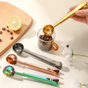 Cuchara Medidora 2 en 1 con Logotipo Personalizado, Cuchara de Acero Inoxidable para Café con Clips para Bolsas, Herramientas para Medir Café y Té - Product Image 5