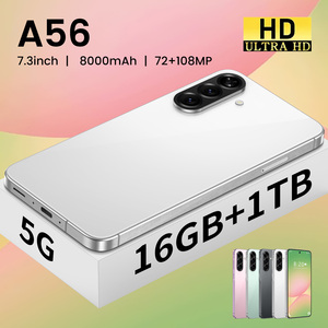 Danh Sách Mới A56 5g 7.3 inch 16GB + 1TB <span class=keywords><strong>Android</strong></span> 5g điện thoại thông minh <span class=keywords><strong>Android</strong></span> 14 điện thoại di động Dual Sim thẻ giá thấp - Product Image 4