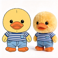 Peluche Canard Personnalisée avec Logo en Gros – Adorable Canard Jaune en Peluche pour Fêtes d'Enfants