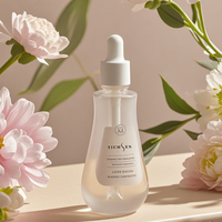 Flacon compte-gouttes en verre dépoli pour sérum capillaire et cutané, 10ml, 20ml, 30ml, 40ml, 50ml, 60ml, 80ml, 100ml, avec pipette en verre pour huiles essentielles