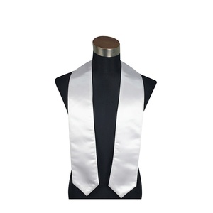 Estola Blanca de Graduación para Sublimación de 60 Pulgadas, para Uso Escolar, <span class=keywords><strong>Estolas</strong></span> en Blanco para Ceremonias de Graduación - Product Image 1