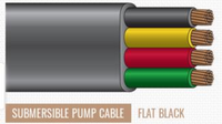 Kabel Pompa Air Submersible Bulat/Datar Biru H07RN8-F Jhs 4x2.5 3.5 Sqmm 450/750V Kabel Karet Harga Terbaik Dari Cina