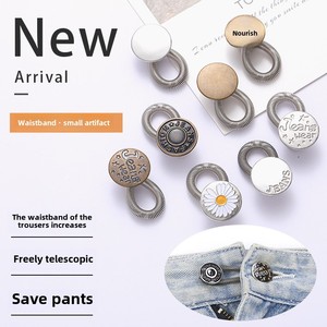 <span class=keywords><strong>Pantalon</strong></span> <span class=keywords><strong>de</strong></span> taille réglable <span class=keywords><strong>de</strong></span> printemps Jeans Bouton Couture gratuite Réglable Rétractable Extension <span class=keywords><strong>de</strong></span> taille Bouton Extenseur <span class=keywords><strong>de</strong></span> ceinture - Product Image 2
