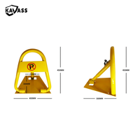 Barrière de stationnement triangulaire manuelle KAVASS Modèle KVS-PL(M)-120 Garantie de 12 mois