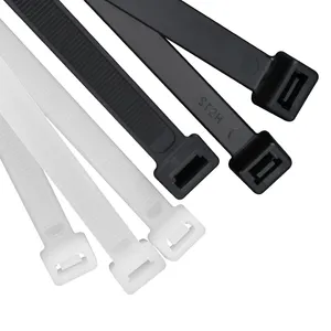 Customize 10*760mm China Supplier Flexible Zip Ties Self Locking Plastic Nylon 66 Cable Ties