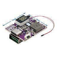 Module de circuit imprimé pour batterie externe 22,5 W à charge rapide bidirectionnelle avec affichage numérique/lumineux, prise USB Type-C, compatible PD/QC3.0/2.0