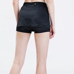 Custom Performance Look Like Skirt Inside Mesh Gym Sweat Shorts Fitness Training Women Biker Short Yoga Pants - Product Image 4