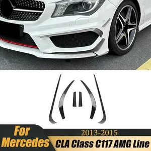 ลิ้นกันชนหน้า StarNav สำหรับ Mercedes Benz Class C117 AMG Line ปี 2013-2015 ชุดแต่งสปอยเลอร์ดิฟฟิวเซอร์ อุปกรณ์ตกแต่งรถยนต์ - Product Image 6