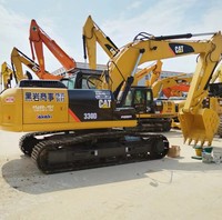 Excavatrice sur chenilles hydraulique Caterpillar CAT 330D d'occasion légère, avec performances de fonctionnement fiables, prix réduit, à vendre