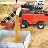 Moissonneuse-batteuse multifonction à prix d'usine pour céréales, blé, maïs, soja, tournesol