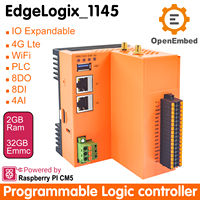 Nuevo Controlador PLC 2026, IoT Industrial Raspberry PI CM5 RS485 Doble Ethernet Modbus 4G LTE, Controlador Lógico Programable