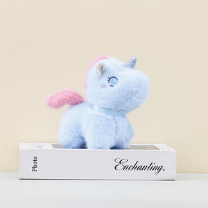 Commercio all'ingrosso Mini 13cm simpatico ciondolo unicorno cartone animato peluche cavallo Plushie portachiavi morbido bambola personalizzato <span class=keywords><strong>Pony</strong></span> <span class=keywords><strong>animale</strong></span> di pezza per regalo - Product Image 6