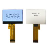 Module d'affichage LCD monochrome FSTN Waiken 1,8 pouce 128x64 avec rétroéclairage LED, interface SPI, pilote ST7567, faible consommation d'énergie 500