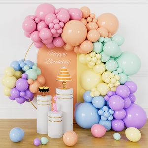 Kit d'arche de ballons <span class=keywords><strong>arc</strong></span>-<span class=keywords><strong>en</strong></span>-<span class=keywords><strong>ciel</strong></span> <span class=keywords><strong>pastel</strong></span> Macaron 18/12/5 pouces, arche de ballons pour fête d'<span class=keywords><strong>anniversaire</strong></span> licorne, fournitures pour baby shower - Product Image 3