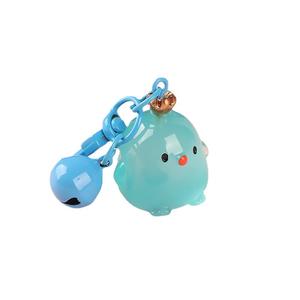Llavero Creativo Luminoso de Pollito Adorable <span class=keywords><strong>con</strong></span> Campana, Luz Nocturna Kawaii, Accesorio para Bolsos, Mochilas, Llaves, Regalos para Niños - Product Image 5