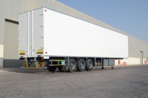 Semi-remorque à 3 essieux, remorques de fret fermées, remorques de fret à plateau sec, remorques de fret à caisse isolée, semi-remorque de fret de 20 pieds, 40 pieds, 45 pieds à vendre - Product Image 5