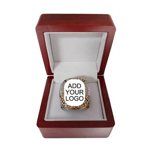 Gifts for <strong>Men</strong> Zinc Alloy 925 Silver Custom Championship <strong>Ring</strong> <strong>Moissanite</strong> - Product Image 5