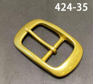 Herren Heavy Duty Messing Gürtels chnalle Mode Massiv Messing Zunge Ersatz Pin Gürtels chnalle Passend für Jeans Gürtel - Product Image 2