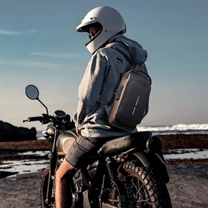 Borsa a <span class=keywords><strong>tracolla</strong></span> da uomo personalizzata impermeabile antifurto con porta USB, marsupio monospalla di design - Product Image 6