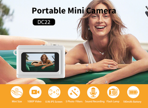 Ekran ile sevimli eylem kamera, 1080P giyilebilir Mini DV, çocuklar hediye yetişkinler için taşınabilir spor kamera seyahat Video kayıt - Product Image 2