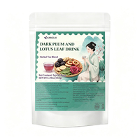Tisane aux fruits et feuilles d'hibiscus en sachet transparent, véritables fruits et fleurs, rafraîchissante et acidulée, boisson estivale, OEM, directement de l'usine