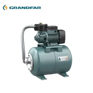 GRANDFAR Automatic High Pressure 24L Tank House Garden Surface Pumps Station 750W Electric Water Pressure Booster surface Pump
