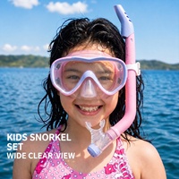 Ensemble de plongée complet unisexe pour enfants, masque de plongée anti-buée, lunettes de plongée professionnelles, équipement de natation et de plongée en apnée pour enfants