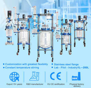 Réacteur chimique 30L avec conception chemisée gère en toute sécurité les réactions alcalines acides dans le traitement des matériaux - Product Image 6