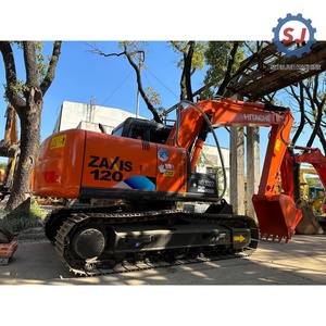 Excavadora Hitachi ZX120 Usada de Alta Calidad con Motor PLC, Caja de Cambios y Bomba, Envío Global, Piezas Originales de Japón, 12 Toneladas, 66KW - Product Image 1