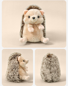 Custom <strong>Hedgehog</strong> Stuffed Animal Soft Plush <strong>Hedgehog</strong> Toy Multi Sizes <strong>Cute</strong> Sitting <strong>Hedgehog</strong> Doll for Kids Gift Home Decor Wholesale - Product Image 3