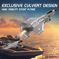 YYRC nouveau FX9635 F35 avion de chasse modèle en mousse 4CH avions télécommandés canalisés moteur sans balais batterie cadeaux pour RC