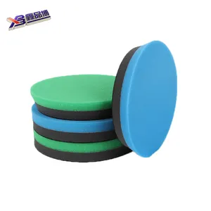 180 mm automotive bevel triangle polishing foam pad, polishing waxing sponge for DA polisher