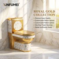 WC monobloc en céramique de haute qualité au design moderne, avec double chasse et valve de chasse à grand débit, à évacuation verticale