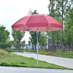 Parasol de plage double auvent 140 cm avec tissu argenté UPF50+ anti-UV, résistant au vent et imperméable pour jardin - Product Image 3