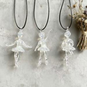 Handmade Glazed Ballet Pendant Simple All-match Clavicle Chain Artistic Niche Design Ornament Instagram-style <b>Gift</b> - Product Image 3