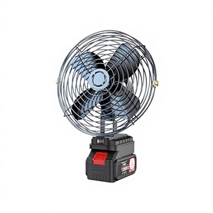 <span class=keywords><strong>Ventilateur</strong></span> électrique à batterie lithium avec 3 vitesses et plus de 12 heures d'autonomie pour le camping en plein air, les stands et les chantiers de construction - Product Image 1