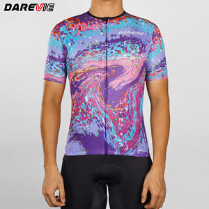 Vêtements de cyclisme Darevie, style néon, maillots de vélo pour hommes, manches courtes - Product Image 5